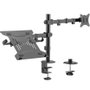 Aisens Soporte de Mesa Giratorio e Inclinable para Portátil y Monitor/TV 9 kg, 17-32", Negro